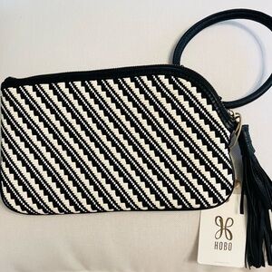 NWT HOBO Sable Clutch, Zippered Clutch Purse, Tassel